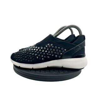 Michael Kors Slipon black Studded Rhinestone Loafers SZ 6.5